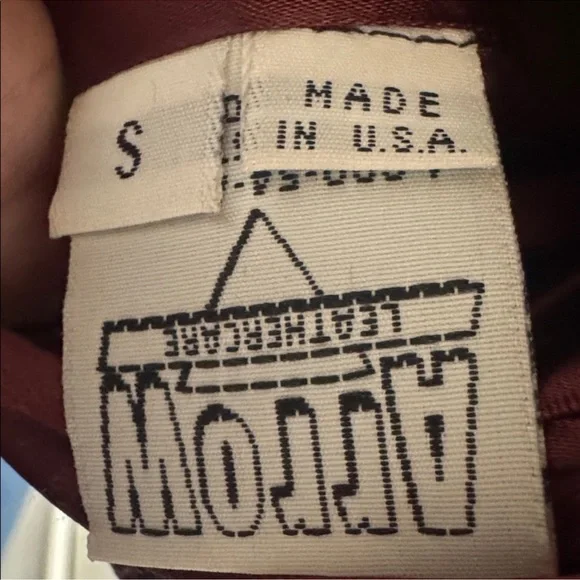 Vintage Brown Leather Jacket Women’s Small Made USA Zip Front Vericci - Picture 7 of 7